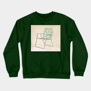 Digital Retro Relic Classic Lawnchair Sodaartstudio Crewneck Sweatshirt